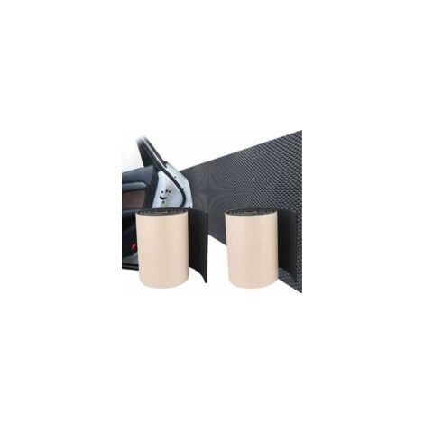 Protection murale de garage auto-adhésive - 2 rouleaux - 200 cm x 20 cm x 4 mm - Utilisée pour protéger les murs du garage des impacts avec les portières et les pare-chocs de voiture. (1/2)
