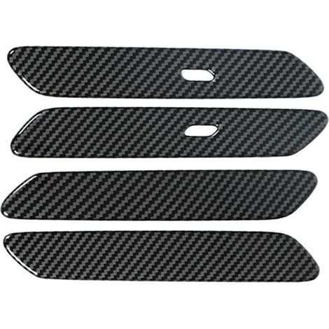 4x Coques habillage poignée porte extérieure fibre carbone pour Kia EV6 GT Line 2021 ABS (1/5)