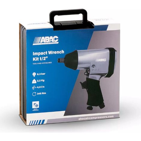 Avvitatore ad impulsi pneumatico in kit con valigetta ed inserti attacco 1/2" G-101 (1/3)