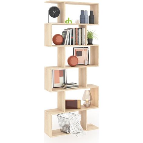 Estantería Zoe High Roble Canadian (ancho) x 192cm (alto) (1/5)
