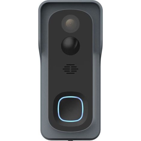 Kit Sonnette connectée - LINK2HOME - Wi-Fi - Audio bidirectionnel - Carillon sans fil - SD 8 Go (1/5)