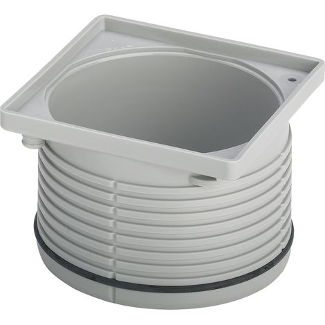 Cadre de montage 4922.2 en plastique gris 100x100mm