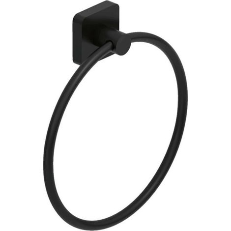 KLUDI-VELA S Toallero de anilla - negro mate, 2597839 (1/2)