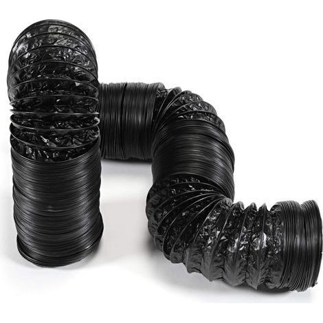 1 Tuyau flexible renforcé 250 mm, 10 m, aluminium polyester, ventilation chauffage climatisation (1/4)