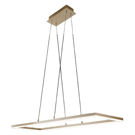 Lampada A Sospensione Fabas Bard Led 52W 3000K Oro Moderno