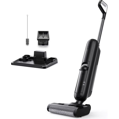 Aspirateur laveur sans fil 2-en-1 16 kPa, nettoyeur eau et poussière pour sols, lavage humide, nettoyage des bords et fonction autonettoyante (1/5)