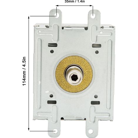 Ortviai Tube magnétron micro-ondes 1 kW pour four Witol 2M319K, acier inoxydable, fixation horizontale (1/4)