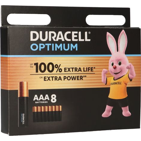 Duracell MN2400 AAA Micro Batterie Optimum 8er Blister (1/8)