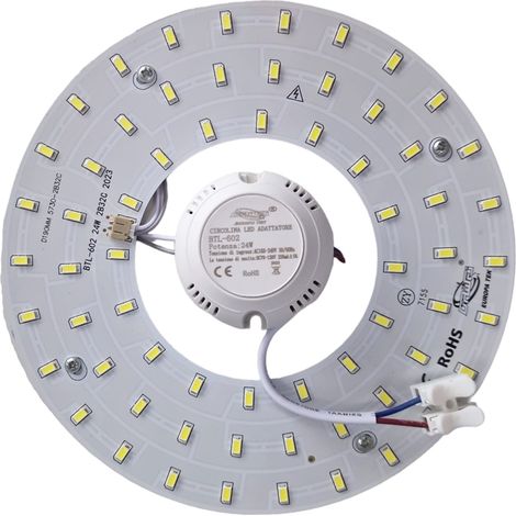 Circolina LED SMD 24W Corona Luce Naturale 4000K Sostituzione Plafoniera