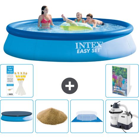 Easy Set Pool Rund - 396x84 cm - 7-teilig  S158 (1/5)