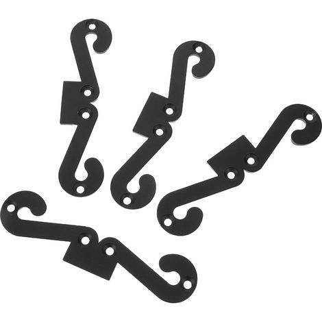 Stück schwarze Scheunentorbeschläge aus Kohlenstoffstahl