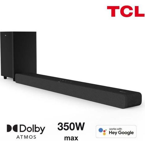 Barre de son 350w bluetooth noir - Tcl - TS8132