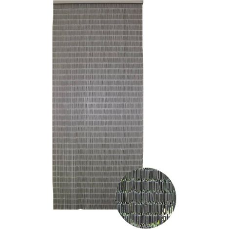 Türvorhang Tube CONFORTEX für Tür - 90 x 210 cm - Grau