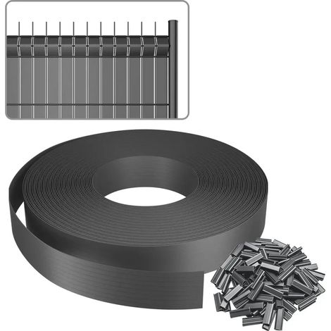 Manuzen - Brise-vue PVC pour clôture rigide — rouleau