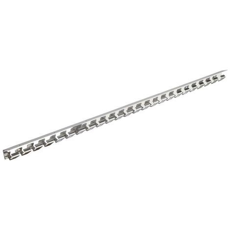 Support métallique à crochets pour rideaux à bandes PVC - longueur 100 cm (1/3)