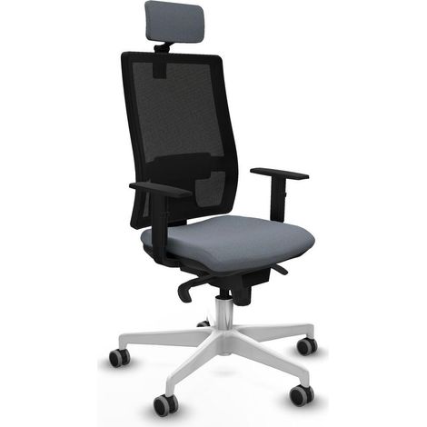 Piqueras y Crespo Silla Horna negra ergonómica de oficina (1/3)