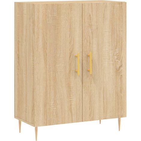 Credenza Rovere Sonoma 69,5x34x90 cm in Legno Multistrato vidaXL (1/5)