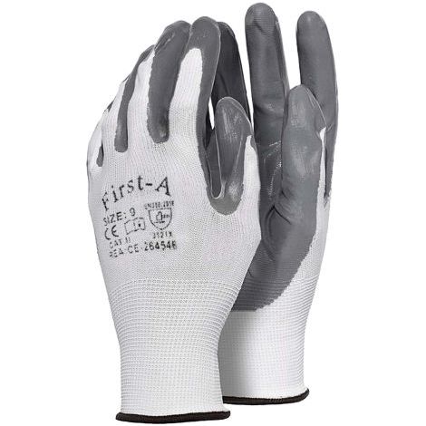 GUANTI IN POLIESTERE/NITRILE Tg. 7 (S) 12 CP