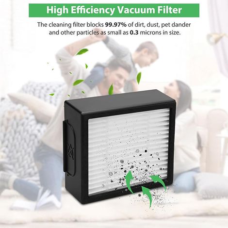 (6 pièces) Filtre HEPA de rechange compatible avec iRobot Roomba Combo J7+ / Combo J7 plus Kit d'accessoires de filtres HEPA pour aspirateur robotique 6 pièces (UNIQUEMENT POUR Combo J7+)