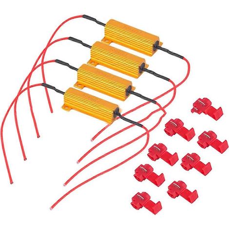 4 LED témoin 50W 6 vitesses de clignotement, relais, résistance de charge, ampoules, ballast (1/5)
