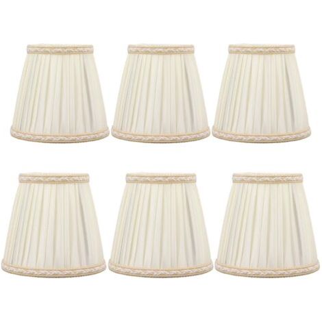 6 Pièces Abat-Jour pour Lampes de Table Lampe, abat jour clip, abat jour , Lustre de Bougeoir - B