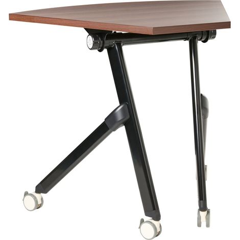 Klappbares Eck-Schreibtischmodul BENDI Dunkelbraun 90 cm 64 cm