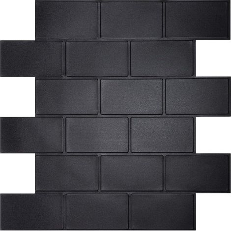 Lot de 10 feuilles de carreaux de cuisine à décoller et à coller  1,6 mm d'épaisseur, 30,5 x 30,5 cm (1/5)