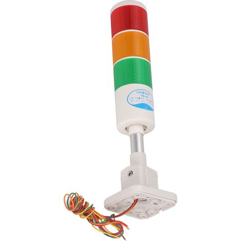 Panneaux lumineux LED multicouches industriels pour tours de signalisation, avertissement et alarme, 24 V (1/5)
