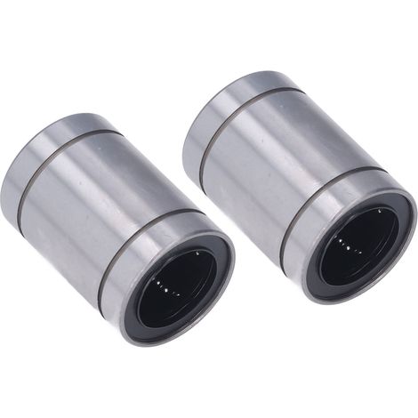 2 roulements à mouvement linéaire, billes en acier diamètre intérieur 30 mm, diamètre extérieur 45 mm, longueur 64 mm, adaptés à la machine-outil CNC LM30UU. (1/5)