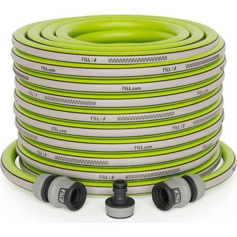 Fitt KIUMA manguera de riego flexible amarilla de 20 metros