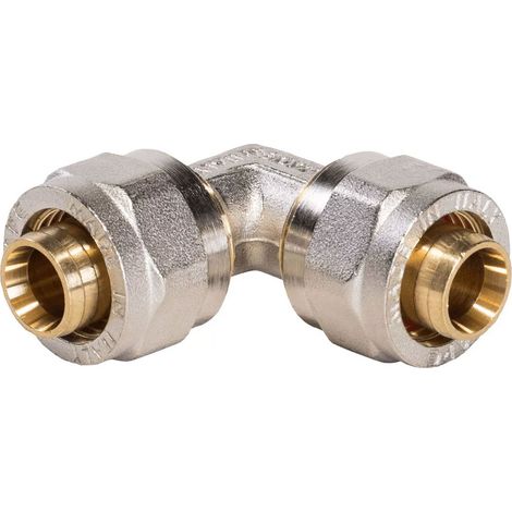 RACCORDO CURVO INTERMEDIO A STRINGERE TRE PEZZI PER TUBO MULTISTRATO MODELLO 751L - Ø16 - APE