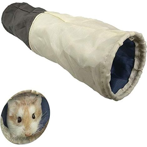 Tunnel pour Petit Animal de Compagnie, Jouet pour Hamster, Rat, cachette, lézard, abri pour Animal Domestique (1/5)