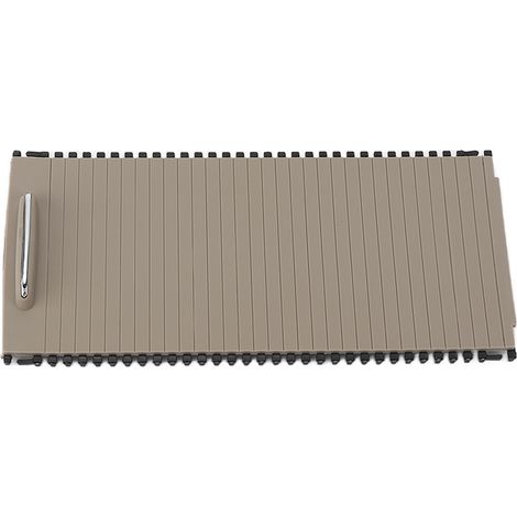Porte-gobelet coulissant avec cache-aveugle pour console centrale A20468076079051, remplacement Mercedes-Benz W204 W212 (Beige) (1/5)