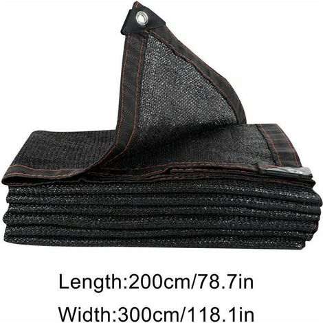 Pare soleil anti UV Voile Pare soleil Filet Abri de terrasse Jardin extrieur Abat jour pliable A (1/3)