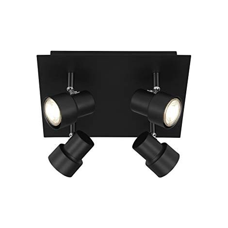 ROCK PLAFONIERA 4xGU10/5W/400LM 3000K NERO (1/4)