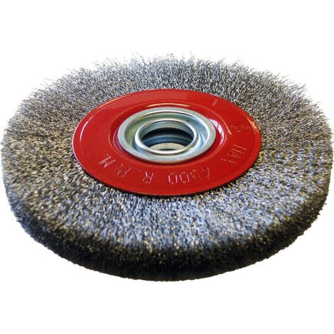 Sidamo - Rundbürste für Spule D.150mm gewellter Edelstahldraht