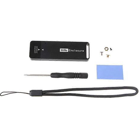 für M.2 NVMe SSD-Gehäuse USB 3.1 Typ-C Gen2 Solid-State-Drive NGFF SSD für Ca