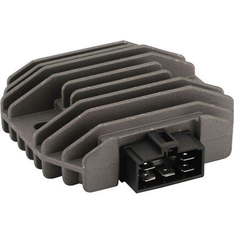 5-poliger Spannungsregler und Gleichrichter kompatibel mit Yamaha YZF-R6 (1999-2002) / YZF-R1 (RN01, 1998-1999), Original-Werkscode 4JH-81960-00, Laderegler. (1/4)