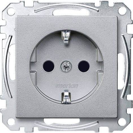 Merten Presa di corrente System M Alluminio MEG2300-0460 1 pz. (1/2)
