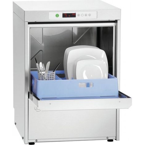 Lave-vaisselle PRO pro (L)600 x (P)400 mm avec pompe de vidange et adoucisseur, 6650 W, 400 V - TRI