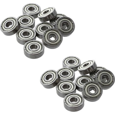 20 geschirmte Rillenkugellager 625ZZ 5 mm x 16 mm x 5 mm (1/5)