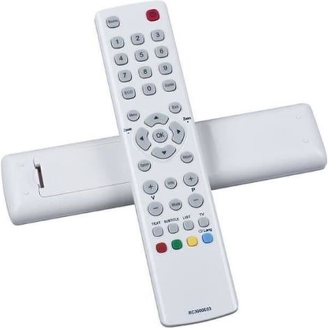Nouveau RC3000E03 Télécommande TV Pour TCL TÉLÉVISEUR Thomson RC3000M01 RC3000M13 RC3000N02 RC3000M11 F50S380 (1/3)