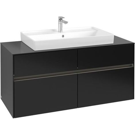 VB WTUS Collaro C087B0 1200x548x500mm avec cloche. 4 Ausz WT m.tig Laque noire mate