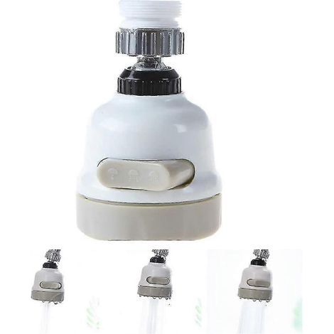 Mobiler Küchenarmaturkopf mit Wasserstrahl, 360°-Drehung, Innengewinde, Filteradapter, Anschluss für wassersparende Wasserstrahlarmatur (1/5)