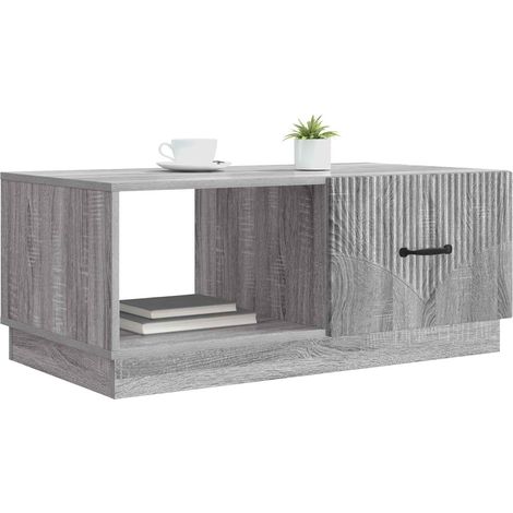 Maison Exclusive - Couchtisch Graues Sonoma 90 x 50 x 37 cm Holzw