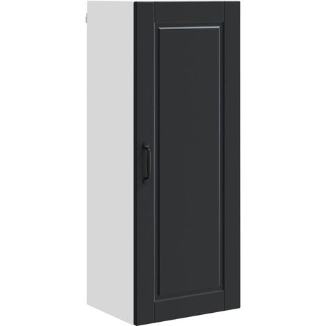 Maison Exclusive - Armadietto a muro PORTO Nero 40 x 31 x 100 cm Legno multistrato
