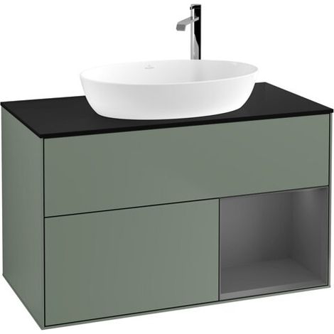 Villeroy & Boch F902GKGM Meuble sous-lavabo Finion F90 (1/2)