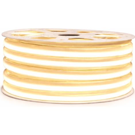 EPISTAR profesional 2835 120 LED/m "neón flexible" Cinta LED de 25 o 50 metros de color blanco Estanco al agua caliente (IP68)  Longitud: 25 metros