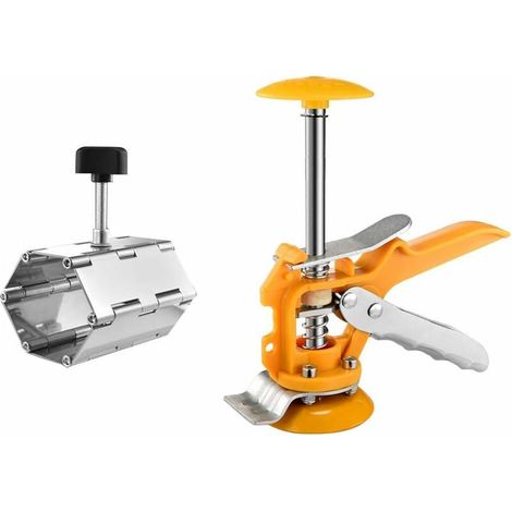 Leveler Leveler Leveler Auxiliary Tile Leveling Tool Wall Leveling Tool Top Height Metal PP, Wall Leveling System Ceramic Tile Locator (1/5)
