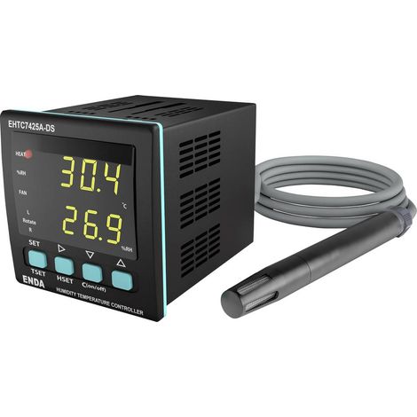 Enda EHTC7425A-DS-230 Regolatore universale 0 fino a +50 °C Relè 10 A (L x A) 72 mm x 72 mm